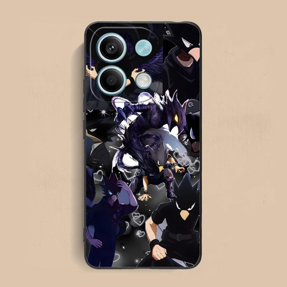 MHA Tokoyami Mobile Phone Case for Xiaomi Redmi Note 14 13 12 11 S Pro Plus 4G 5G Colorful Printing Cover Pretty Luxury Cover