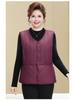 Fleece-gefütterte Weste in Übergröße für Frauen mittleren Alters - Herbst/Winter