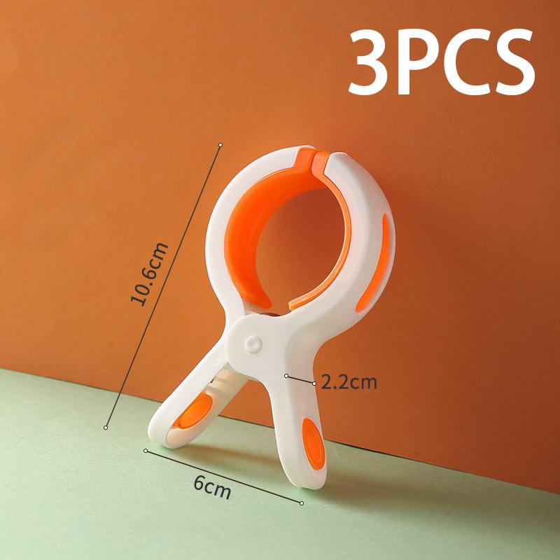 3-6Pcs Beach Towel Pegs Plastic Strong Windproof Clothes Pegs Laundry Tongs Towel Pegs for Hammock Towel Clip YFJ002