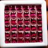 Natural Red Ruby Loose Gemstone   20 PCS Square Cut Lot 5X5 Mm