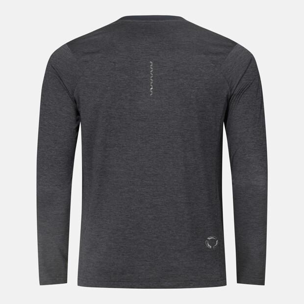 Descente Running Quick-Drying Long Sleeve T-Shirt Melange Gray Sr123Rtl21 (B Type)