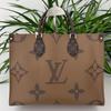 [Second-Hand] Onthego MM 'Canvas Monogram Giant Maro/Monogram Reverse Maro' - Foarte Bun #PCY2BK
