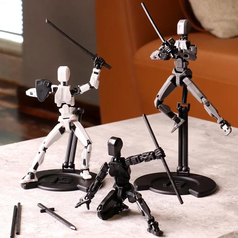 Upgraded Stand Lucky 13 Figure Toys Dummy 3D Printed Movable Shapeshift Robot Action Model DIY Mannequin Decompress Boy Gift