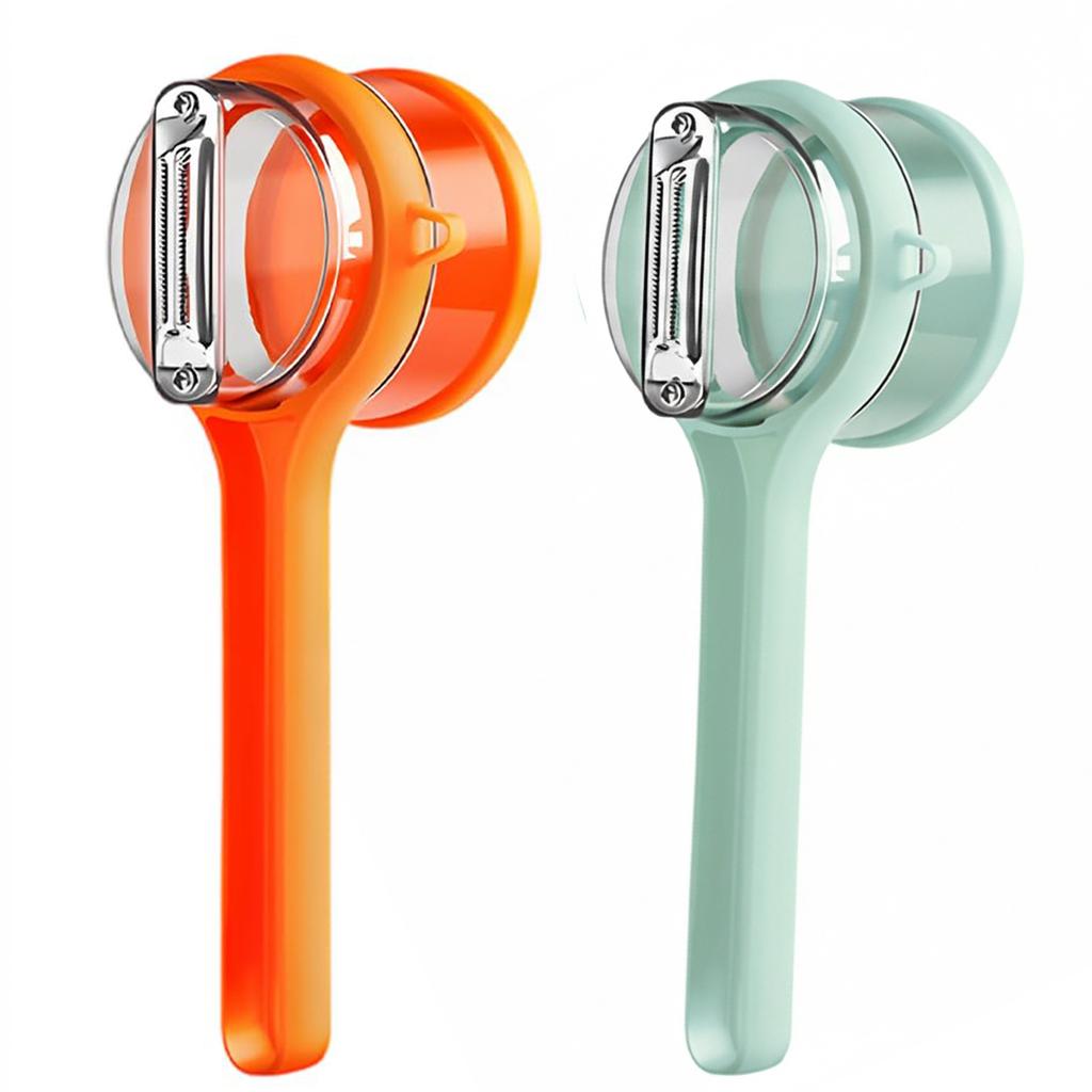 Potato Peeling Knife Vegetable Peeler with Peelings Storage Bucket Multi-Function Fruit Planing Knife Scraper Kitchen Gadgets