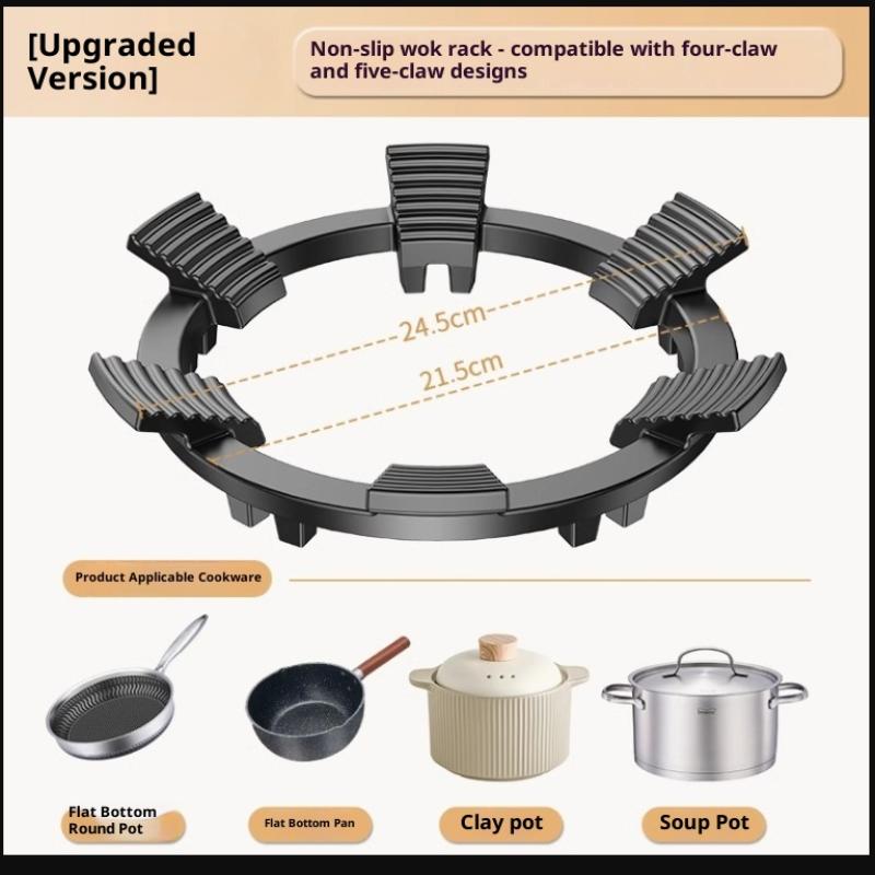 4/5 Claw Windproof Gas Stove Cover Energy Saving Gas Stove Ring Non Slip Stove Rack Gas Stove Windshield Gas Stove Accessoriescl