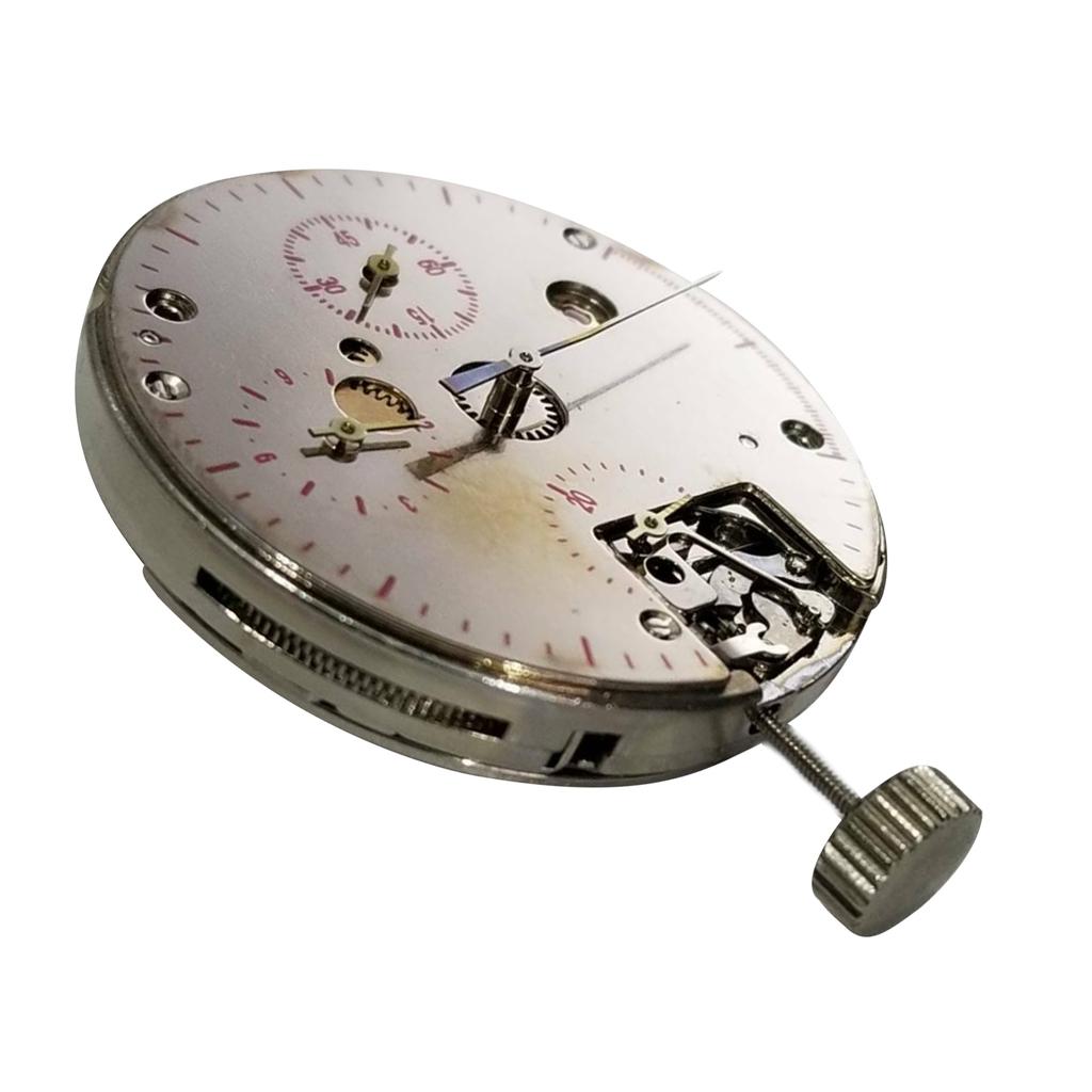 21600bph Mechanical 3-Eye Watch Movement Parts Seagull ST1902 TY2902 Manual Winding 6 PIN Hand-wind Movement Accessories