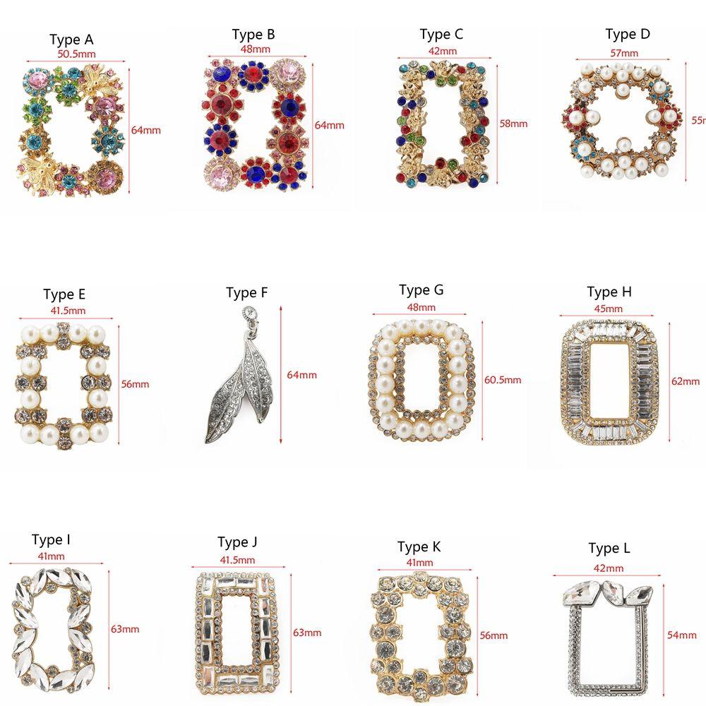 1PC European Fashion Crystal Shoe Clip Transformation Style Women's Shoes Decorations Rhinestone Charm Clothing Collocation