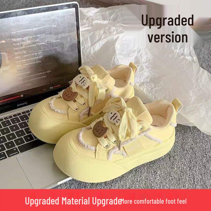 Niche Women's Trendy Thick-Soled Sneakers for Spring/Summer 2025