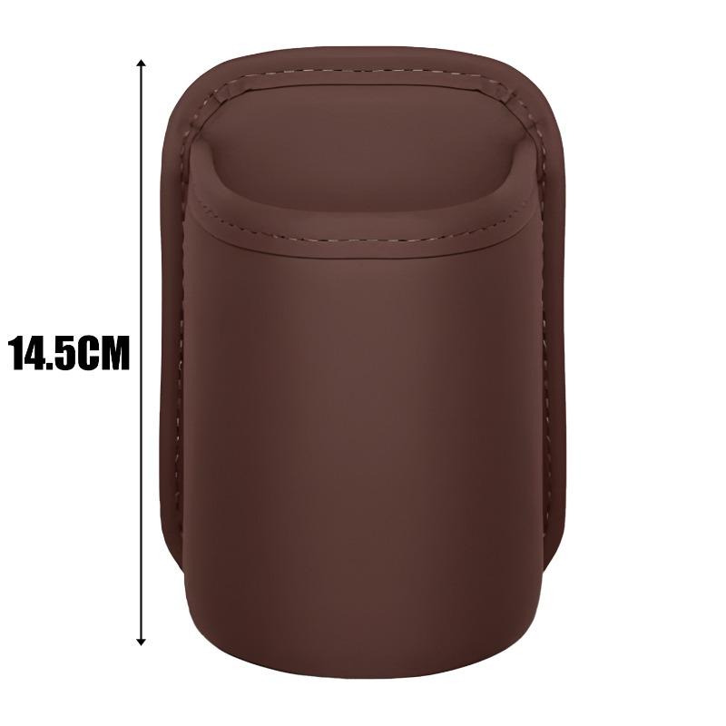 Leather Car Cup Holder Car Trash Can Door Side Seat Back Storage Bag Multifunctional Vehicle Umbrella Storage Box Organizer