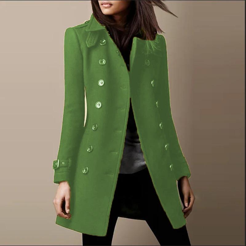 2026 Autumn/Winter European Woolen Women's Mid-Length Coat