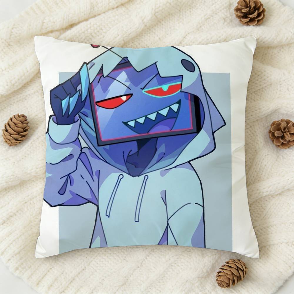 Vox H-Hazbin H-Hotel Double-Sided Printed Square Decorative Cushion Cover For Sofa Living Room Home Decor