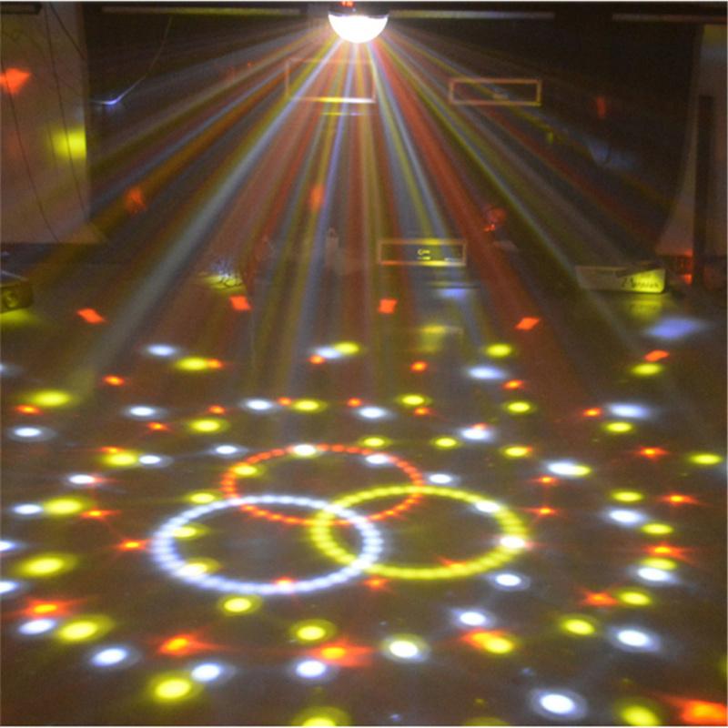 Remote Control Led Magic  Ball  Lamp 512 Flashing Crystal Colorful Rotating Stage Light For Ktv Bars
