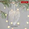 2026 Christmas Glitter Snowflake Acrylic Pendants for Tree Decoration