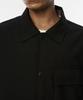 CODEMORPH Wool-Like Shirt Jacket Black