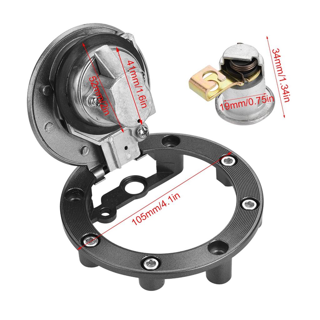 Motorcycle Ignition Switch Fuel Gas Cap Seat Lock Keys for Yamaha YZF R1 R6 R6S FZ6 FJR1300