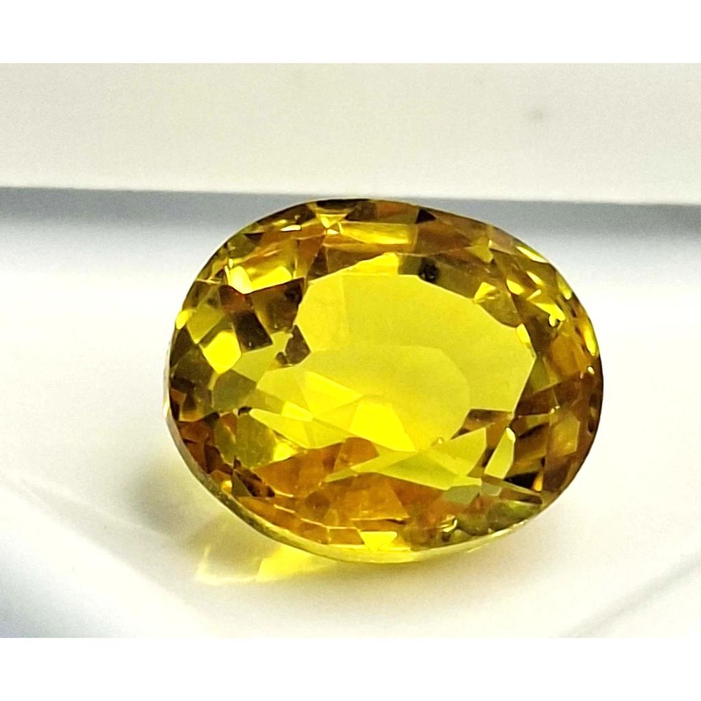 Yellow Sapphire Natural 6-8 Ct Oval Cut Stunning Certified Loose Gemstone