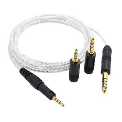 Výměna kabelu pro sluchátka Technica -M50X drát s 2,5 mm/3,5 mm/4,4 mm zástrčkou Užijte si čistý a ostrý zvuk