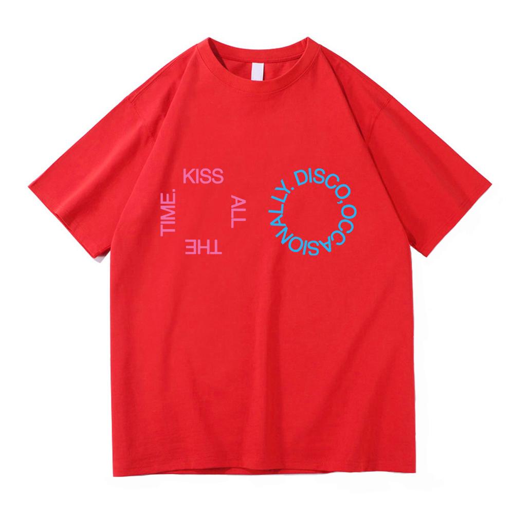 2026 Nowy Album Kiss All The Time Disco Okazjonalny T Shirt MężczyźniKobiety Odzież Harajuku Wysokiej Jakości Góry Bawełniane Koszulki Vintage