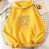 Fashion Jesus Love You Letter Print Hoodies Spring Autumn Winter Casual Hoodies Sweatshirts Men Women Top