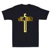 Jesus Cross Christian Religious Golden Printed Men T-shirt Faith Christ Bless