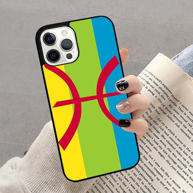 Amazigh Symbol Berber Academy Phone Case For iPhone 17 Air 16 15 14 13 12 Pro Max Plus Max Cover Shell coque