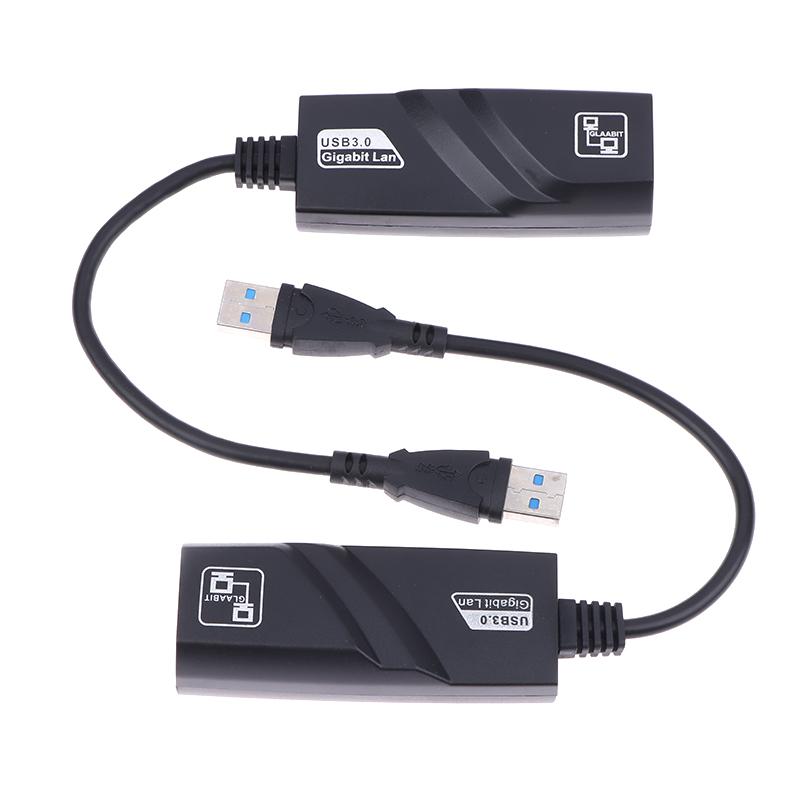 USB 3.0 na RJ45 síťový adaptér RTL8153 LAN Ethernet adaptér 100/1000Mbps Síťová karta pro Macbook Laptop Win10/11