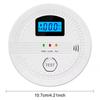 LED Indicator Fire CO Alarm LCD Digital Display CO Gas Monitor Alarm Portable CO Sensor  Home Use