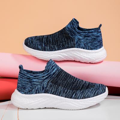 Large Size Hollow Fly-woven Shoes Couple Casual Sports Shoes Lazy One Pedal Fashion Trend Mesh Breathable Shoes