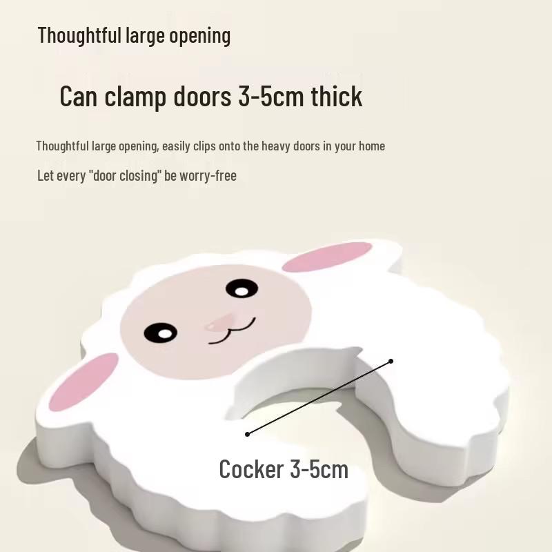 Child Safety Door Gap Fixer: Anti-Pinch Hand Stopper & Anti-Collision Clip