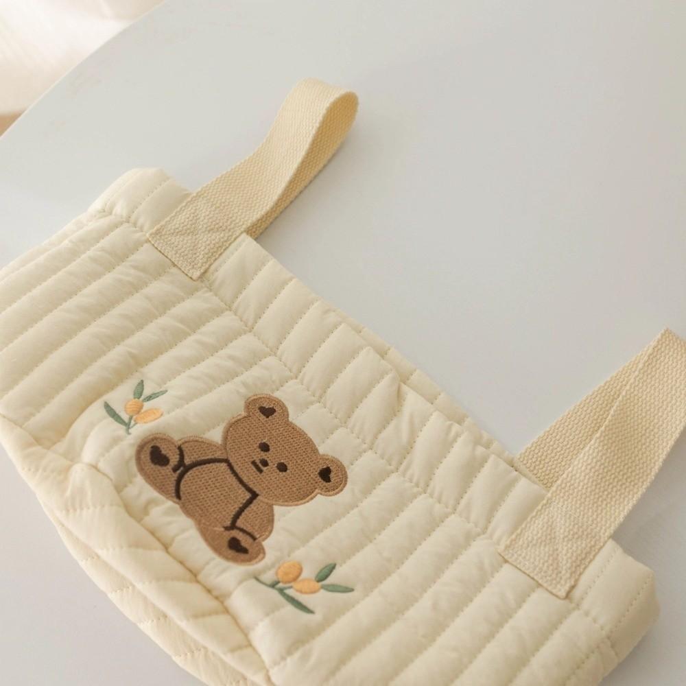 Large Capacity Baby Bags Bear Embroidery Mummy Bag Cute Kids Storage Bags  Newborn