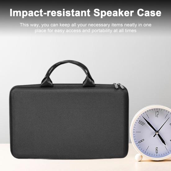 

Чехол для переноски Bluetooth-совместимого динамика Сумка для хранения с ручкой Застежка-молния Противоударный ударопрочный чехол для динамика для уровня Beosound