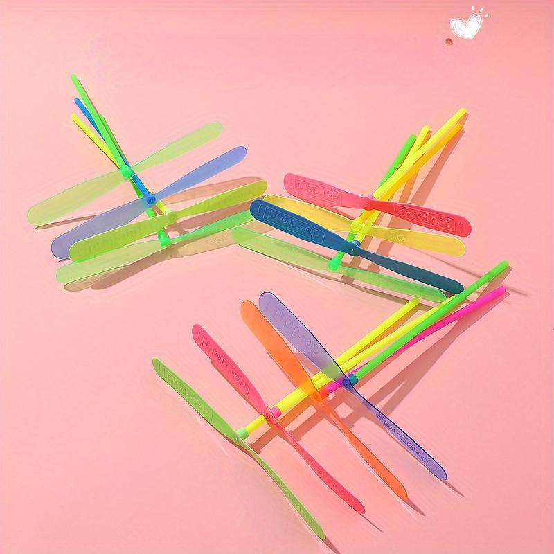 4шт бамбуковая игрушка-вертолет из бамбуковой стрекозы — фото 6