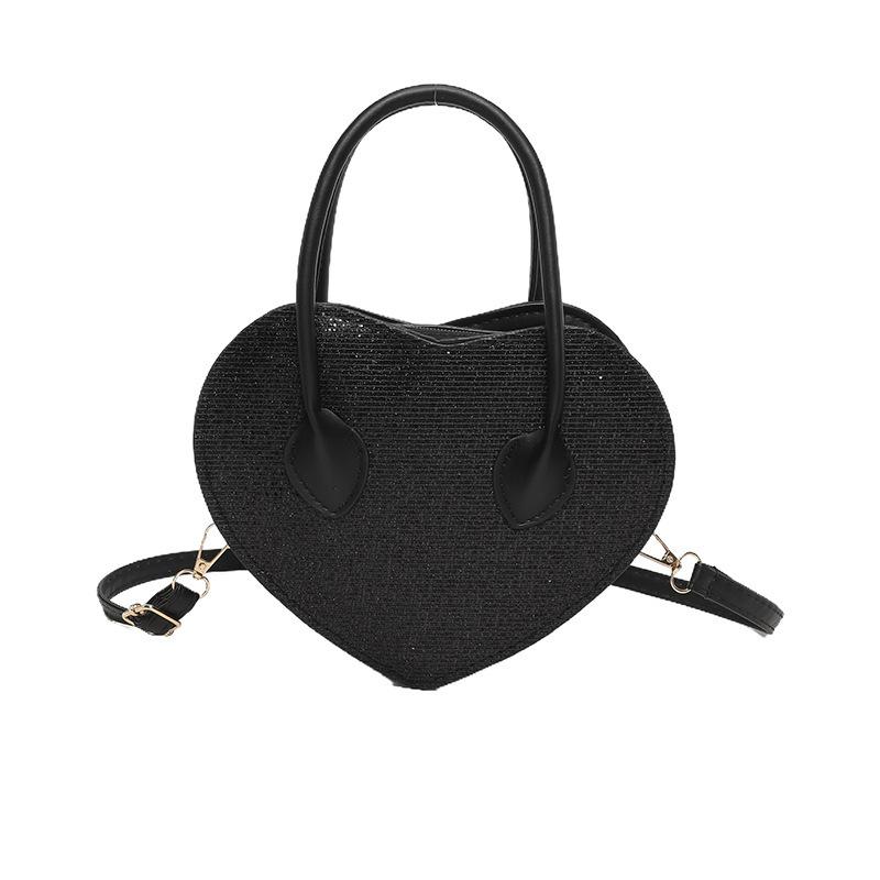 New love bag fashionable and simple shoulder bag versatile commuter messenger bag 2025 spring and summer niche handbag bag women