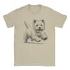 West Highland White Terrier Westie Dog Running T Shirt Summer Harajuku Tshirts Unisexs Plus Size 5xl Tees Short Sleeve Tops