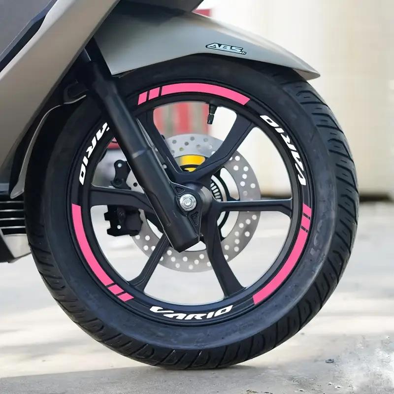 For VARIO Motorcycle 14 Inch Wheel Reflective Sticker Waterproof Personality Creative Color Warning Sticker