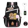 Kapibara fun peripheral printing new schoolbag cute cartoon primary and secondary school students spine backpack