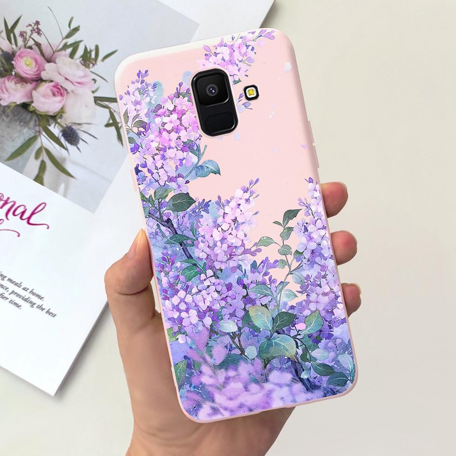 For Samsung Galaxy A6 2018 Case SM-A600F Cute Fashion Painted Cover Soft TPU Phone Case For Samsung A6 Plus A6+ 2018 A605F Shell