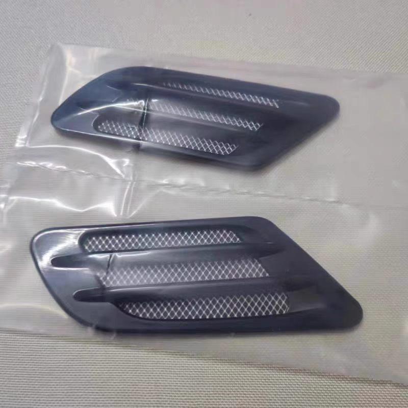 Modified car decorative air vents simulated air outlets shark gill side vents hood decorative air vents and air outlets 14.2*5.2cm