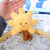 Adorable Smile Face Yellow Sun Plushie Stuffed Cute Cartoon Weather Plush Toy For Kid Bedroom Decor Sofa Throw Pillow
