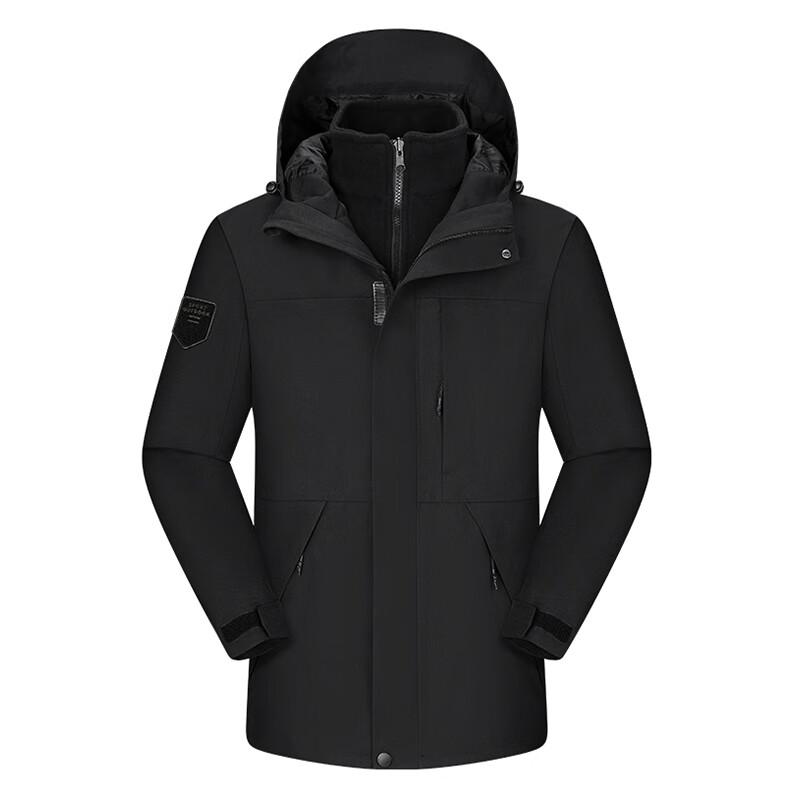G·TENNA HS-1688 Unisex Fleecejacke mit Kapuze