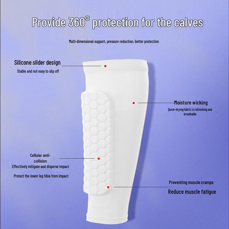 Honeycomb Anti-Collision Soccer Shin Guards