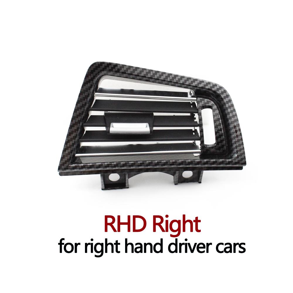 Carbon Fiber LHD RHD Front Rear Chromed AC Vent Grille Cover Panel For BMW 5 Series F10 F11 520 525 528 530 535