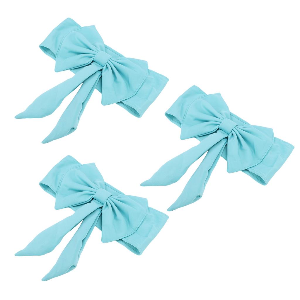 10pcs Chair Sashes for Wedding Elastic Chair Bows Sashes Decorative for Party Ceremony Reception Banquet Decorations