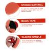 ledmomo 5pcs Polishing Tool Applicator Pad for Car Waxing Pad with Handle Sponge Pad Sponge Applicator Car Applicator