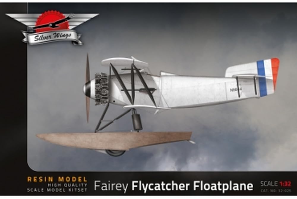 Silver Wings British Fairy Flycatcher Wooden Type Full Resin Kit SVW32025 1/32 Float/Wheel