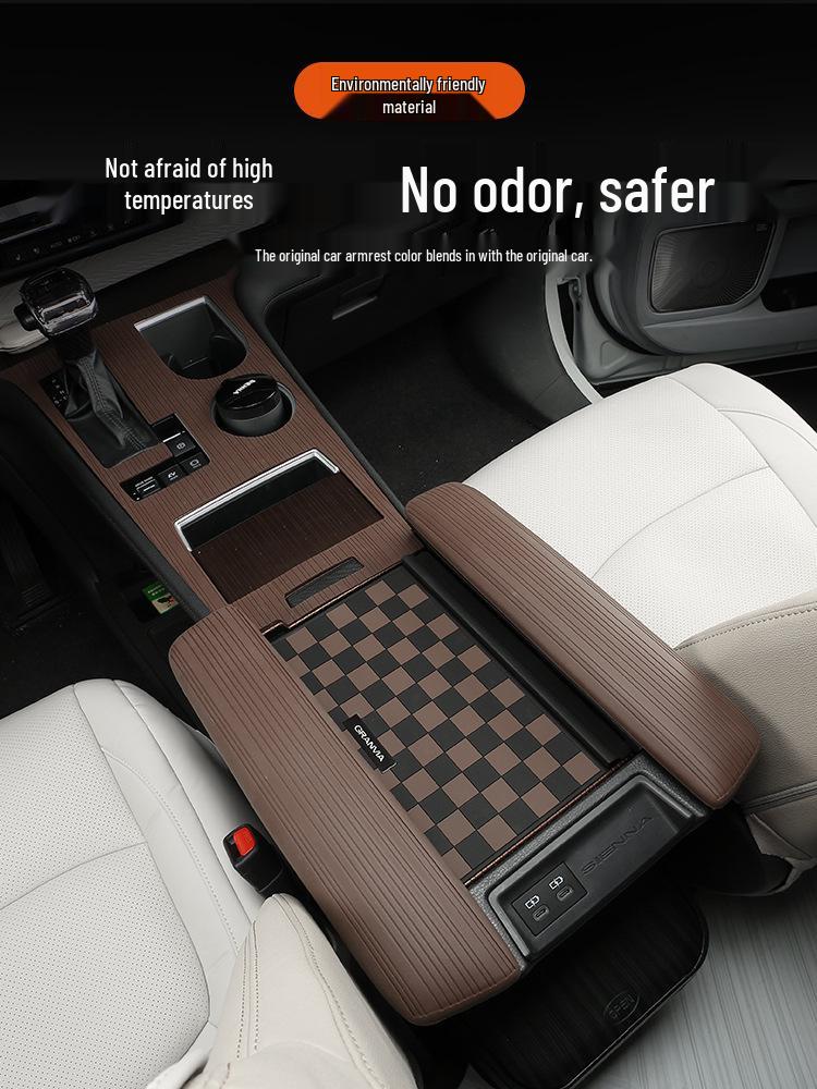 Toyota Sienna Center Console Armrest Lid Anti-Slip Mat with Leak-Proof Strip and Unique Grevy Features