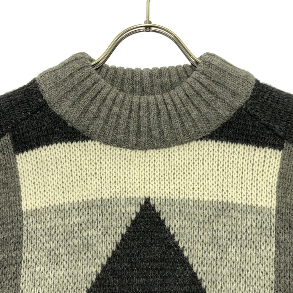 Valentino Garavani 90s Made in Italy Old Geometry Long sleeve knit Men's Used
