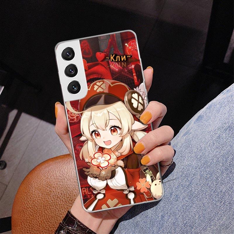 Genshin Impact Klee Phone Case For Samsung Galaxy S24 S25 Edge S26 Ultra S23 S22 S21 Plus S20 FE + Personalized Print Cover Gala