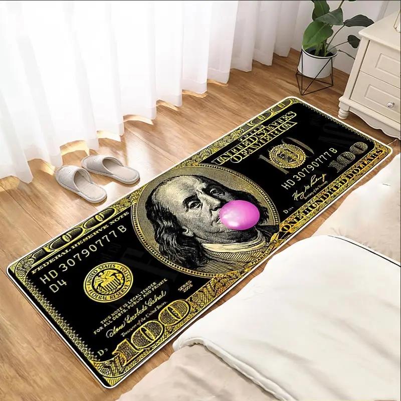Hallway Entrance Doormat Dollar Money Pattern Living Room Floor Rugs Home Decor Kitchen Absorbent Carpet Anti Slip Bathroom Mat