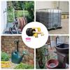 IBC Tote Hose Adapter Portable Brass Garden Hose Faucet Water Tank Hose Connector IBC Water Tank Fittings With 2 Faucets For